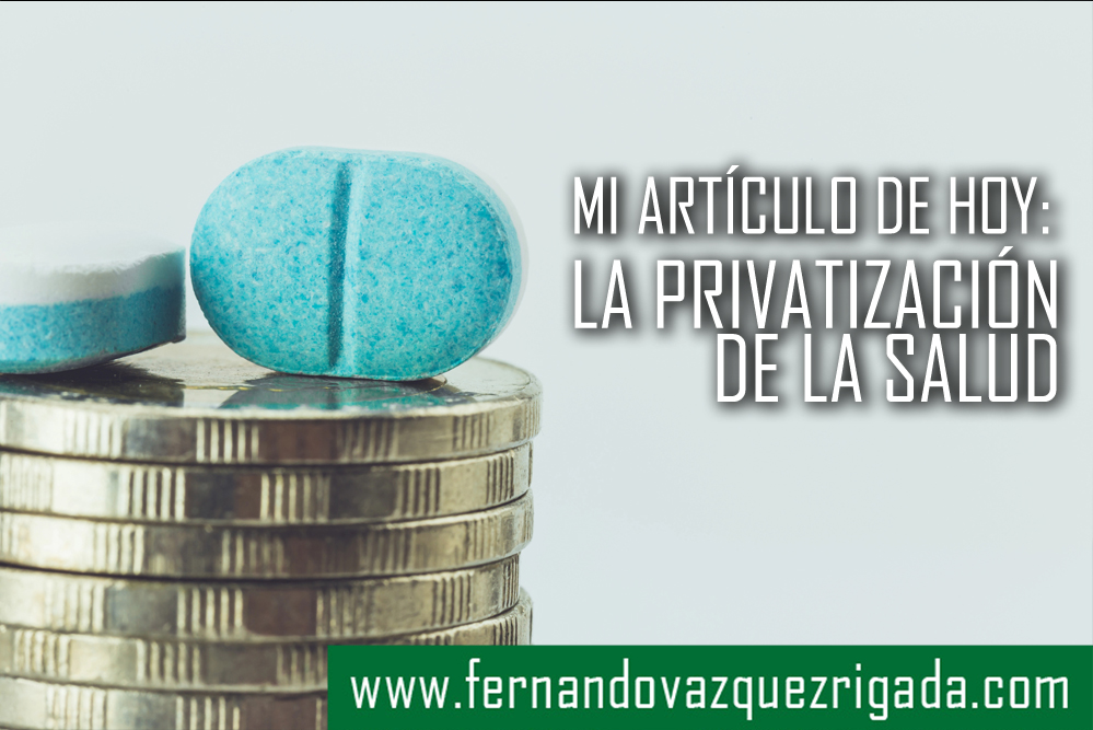 Una de las grandes contradicciones del morenato es que, siendo una oferta de izquierda, ha privatizado la salud.

La salud es la esencia de la vida. Por lo mismo, el Estado ha asumido en la mayoría de los países—la excepción es Estados Unidos— como una prioridad tener sistemas