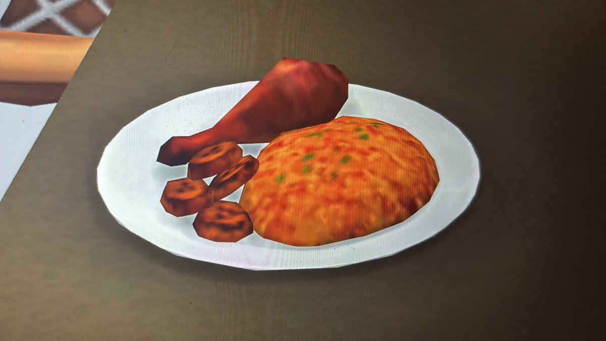 attiekelover225's tweet image. “ riz wolof et pilon” des sims 4