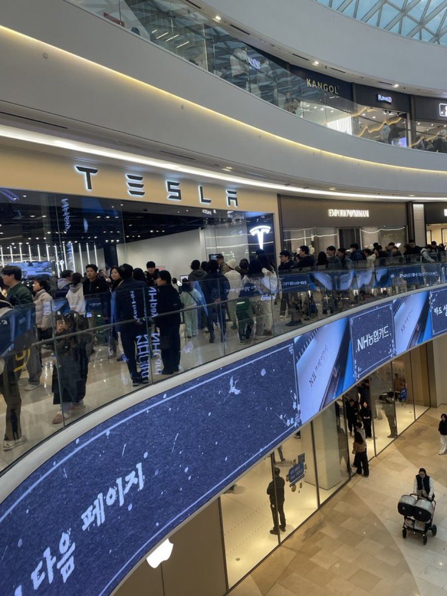 댓글로 많은 분들이 언급해 주셨는데,
테슬라의 인기는 이유는 이거 하나임 (특히 모델 Y)

"이 가격대에 이만한 차 없다."

한국인들이 가장 사랑하는 중형 SUV
남자들이 필수라는 통풍시트 장착
여자들이 선호하는 미래형 디자인, 깔끔한 인테리어
아이들이 신나하는 뒷좌석 디스플레이, 각종