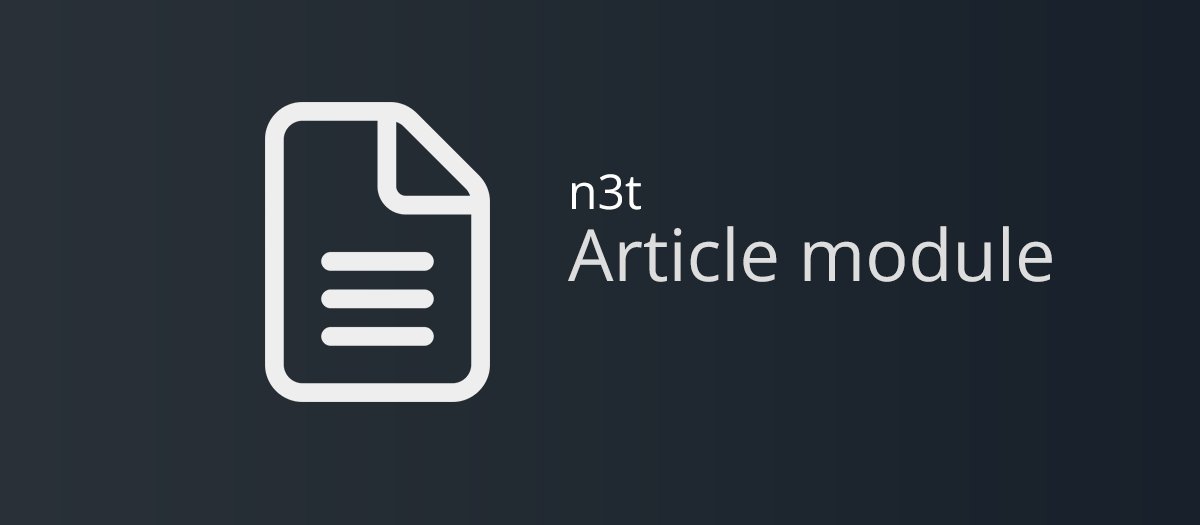 Aktualizovaný CZ a SK překlad modulu n3t Article 5.0.1, který slouží jako alternativa k základnímu modulu "Vlastní HTML" pro administrátory, kteří dávají přednost úpravě veškerého obsahu na jednom místě.

bongovo.cz/ke-stazeni/250…

<a href="/Bongovo/">Bongovo!</a> <a href="/n3tcz/">n3t.cz</a> #n3tarticle #Joomla