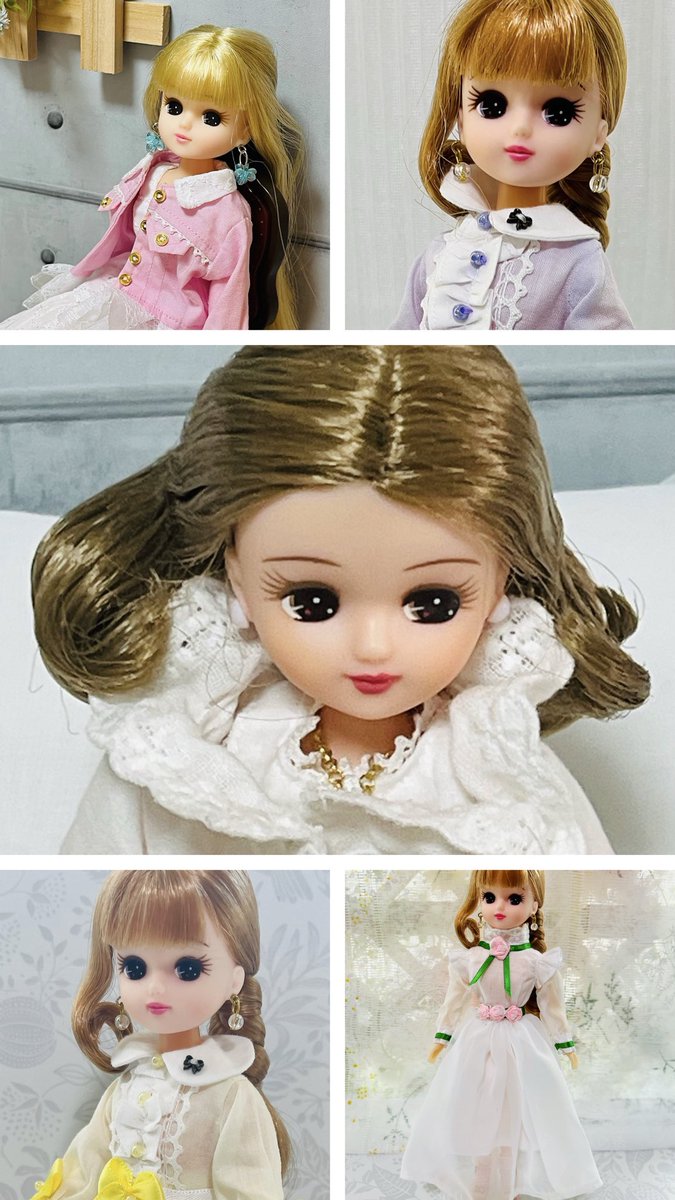 おはようございます😊 22センチハンドメイドドール服メルカリにて出品