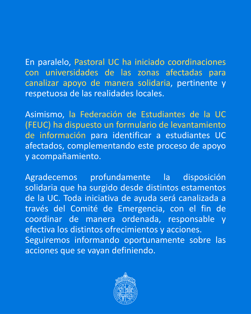 Universidad Católica tweet media