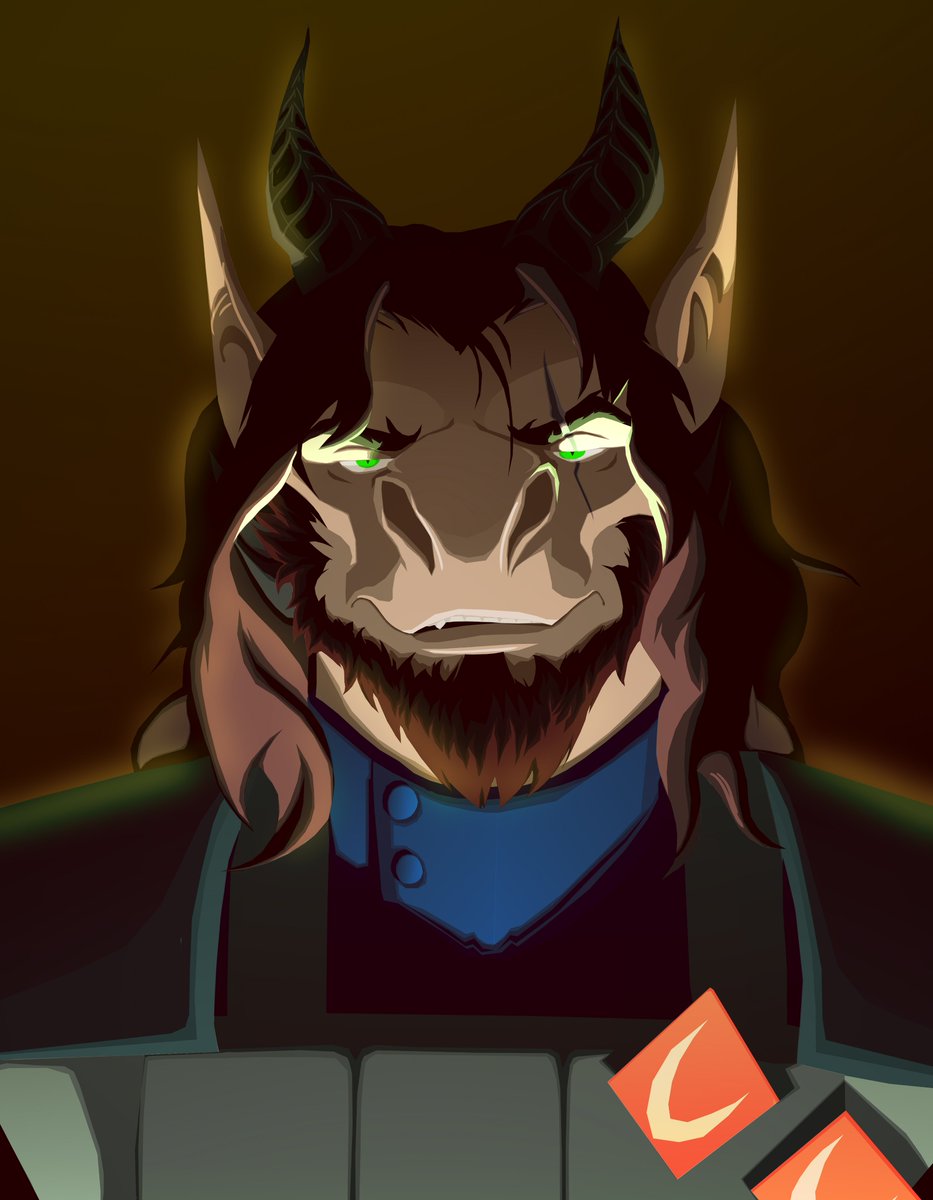 'I tried to be a paladin. But I failed the last exam in the seminary. Now you gonna see why the monks saw me as a man of war, not the faith.'
Korson. Older brother of Maltaid. Man of war, swordsman.

Another one headshot!
#anthro #dragon #warrior #headshot #digital #art