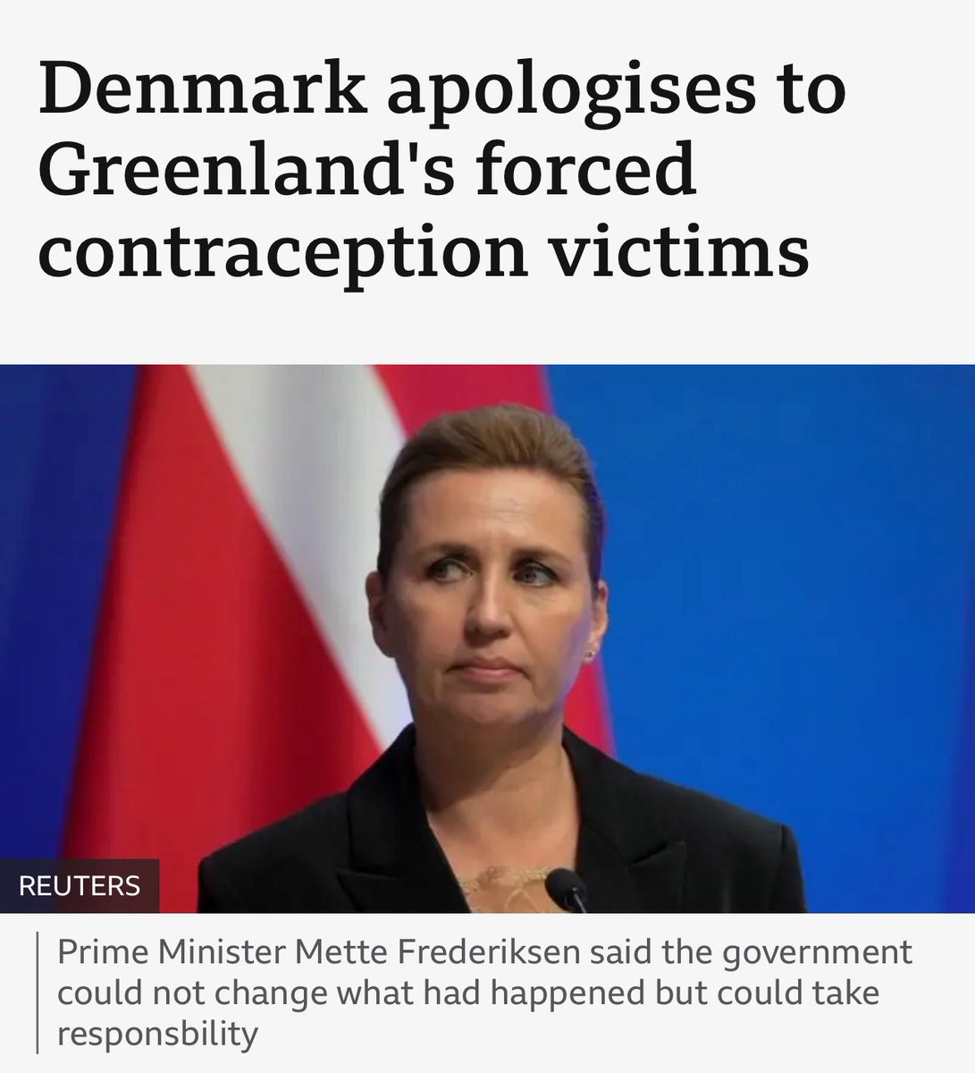 A lot of people are calling the fact that Denmark forcefully reduced the Inuit population fake or propaganda.

Folks, Denmark literally apologized for it.

Nobody apologizes for something that didn’t happen?