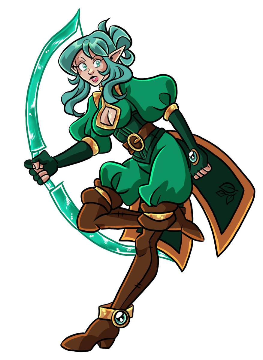 New character! What could this be for?   #art #wip #digitalart #fantasy #archer