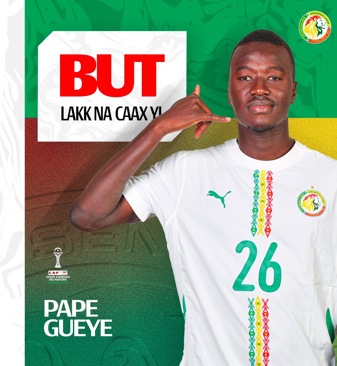 ⏰ 93’ | 𝘽𝙐𝙐𝙐𝙏𝙏𝙏𝙏𝙏 !! 𝙋𝘼𝙋𝙀 𝙂𝙐𝙀𝙔𝙀𝙀𝙀 !!

#SENMAR | (1-0) | #AFCON2025