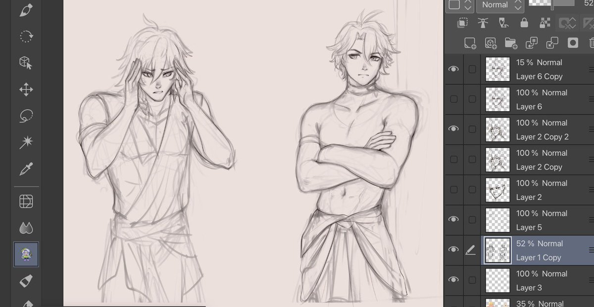 WIPs getting more traction than finished pieces is a creator’s fate, I see 

Ok, here is one more 
Can you guess the fanfic from this scene alone?

#phaidei