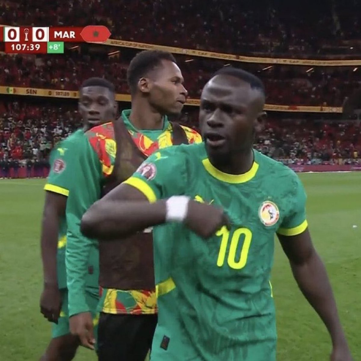Sadio Mane appreciation post 👏 

He saved the image of African Football !
Gave his country confidence to stand tall!
Never bow to pressure !
Show true sportsmanship!

And at the end the football God rewards him.

The player of the tournament for me 🫶🏻