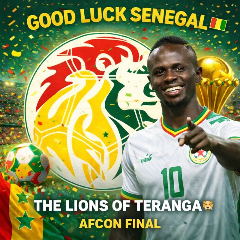Sadio Mane is anointed by the God's of Africa!  #TotalEnergiesAFCON2025 #AFCON2025