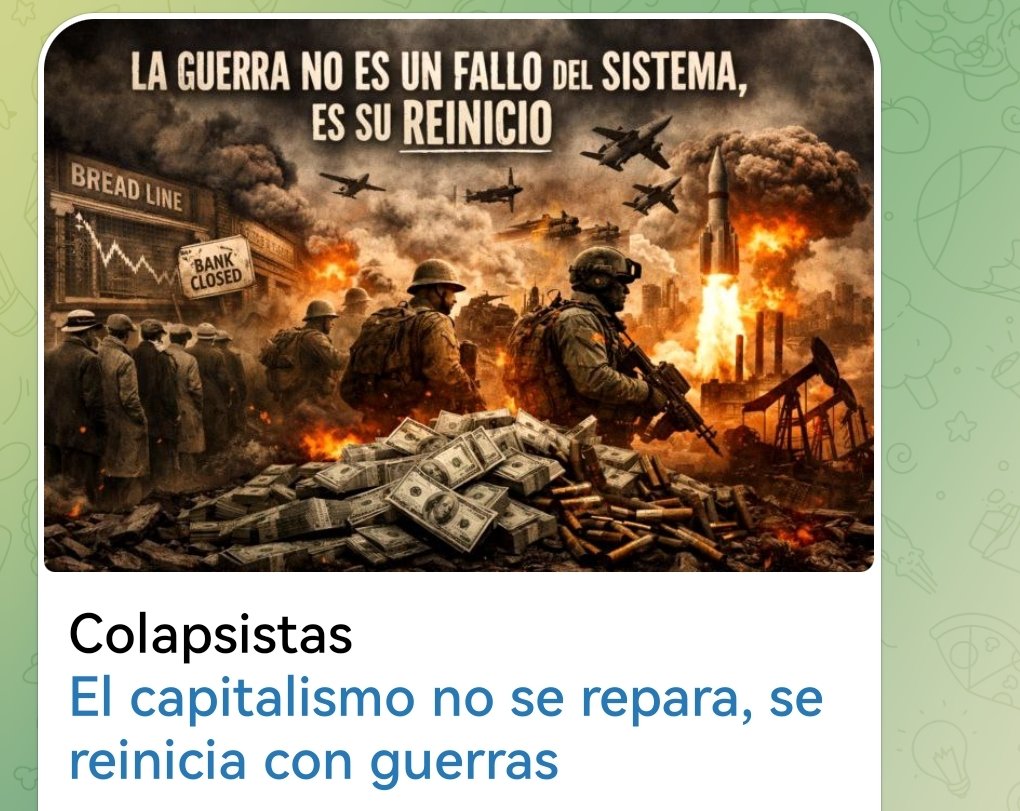 c58044493's tweet photo. #BuenosDiasATodas
#AlertaAntifascista
#NoSonCrisisEsCapitalismo
#otraSociedadEsPosible
¿ #despertaremos ?
Aclaratorio artículo...
https://t.co/5FIVcarMIK
#IIIGM #TierraQuemada #OTAN #BRICS #CataclismoEcológico
#CaosClimático https://t.co/6mQRAvq79k