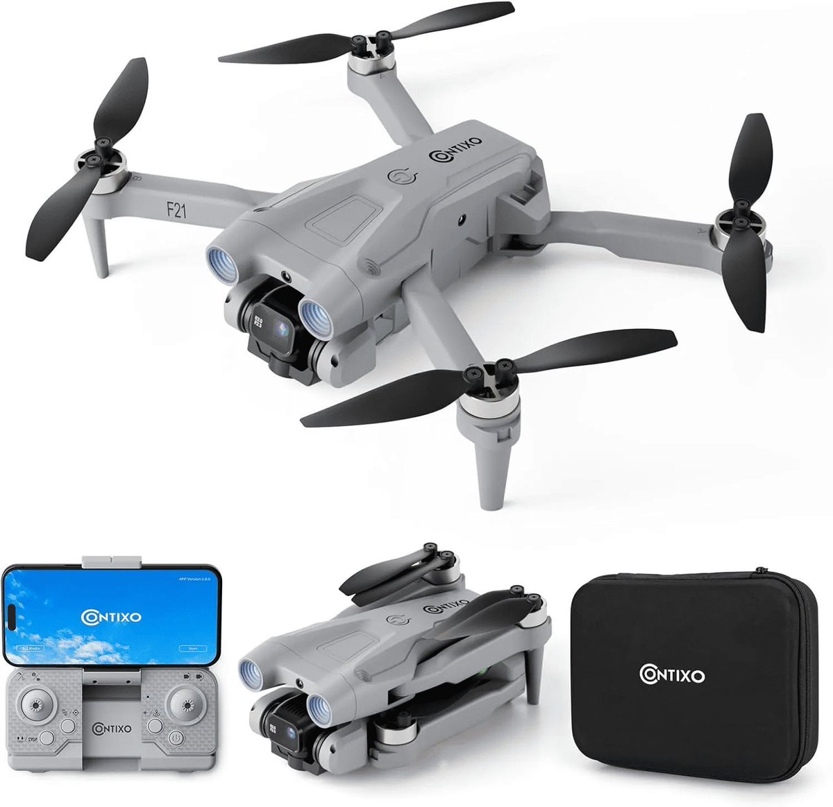 Check out the Contixo F21, the ultimate budget-friendly beginner drone! 🕹️ With a 1080p camera &amp; features like Follow Me mode, it's perfect for newbies. Weighing only 1.76 oz! #ContixoF21 #Drone #GadgetLovers #TechTrends #AffordableDrones