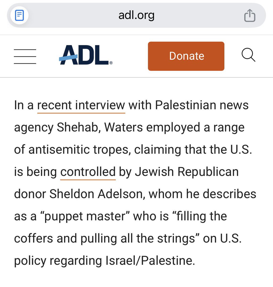 Remember when Roger Waters was viciously smeared as a Nazi conspiracy theorist for saying the Adelsons use their fortune to manipulate US politics?