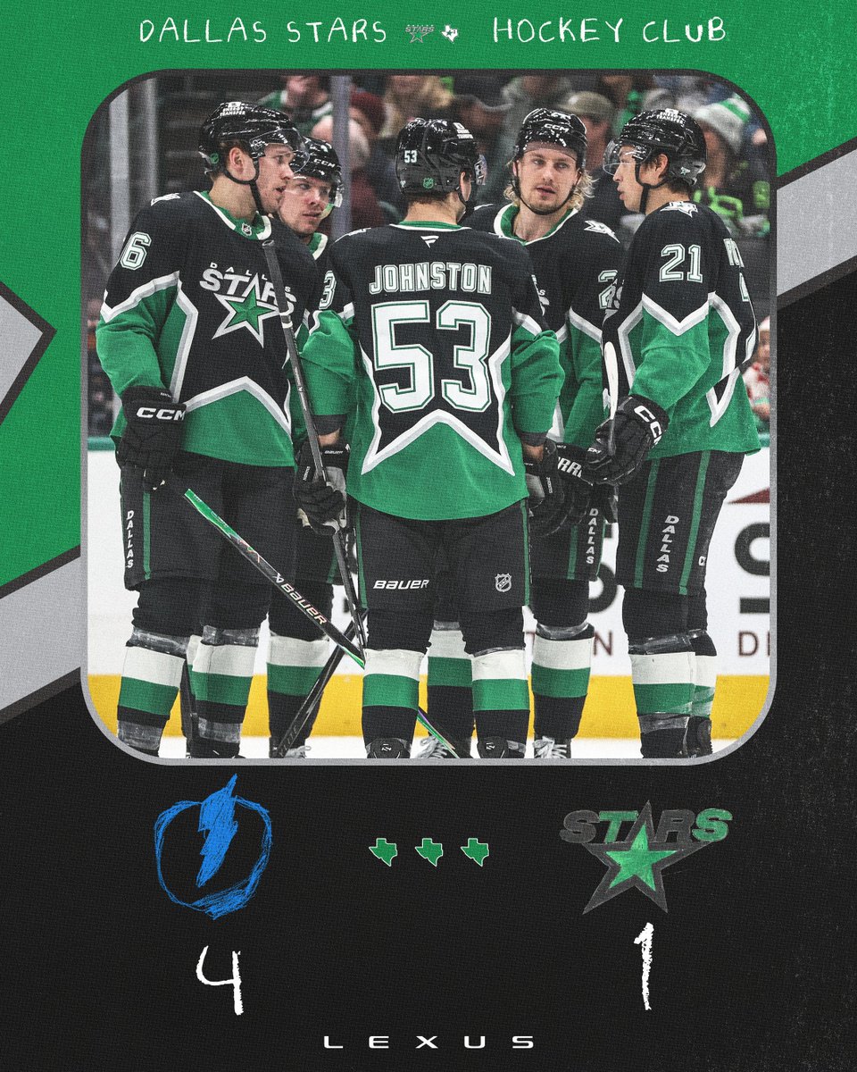 DallasStars's tweet photo. Final https://t.co/L5ZBGiFAAC