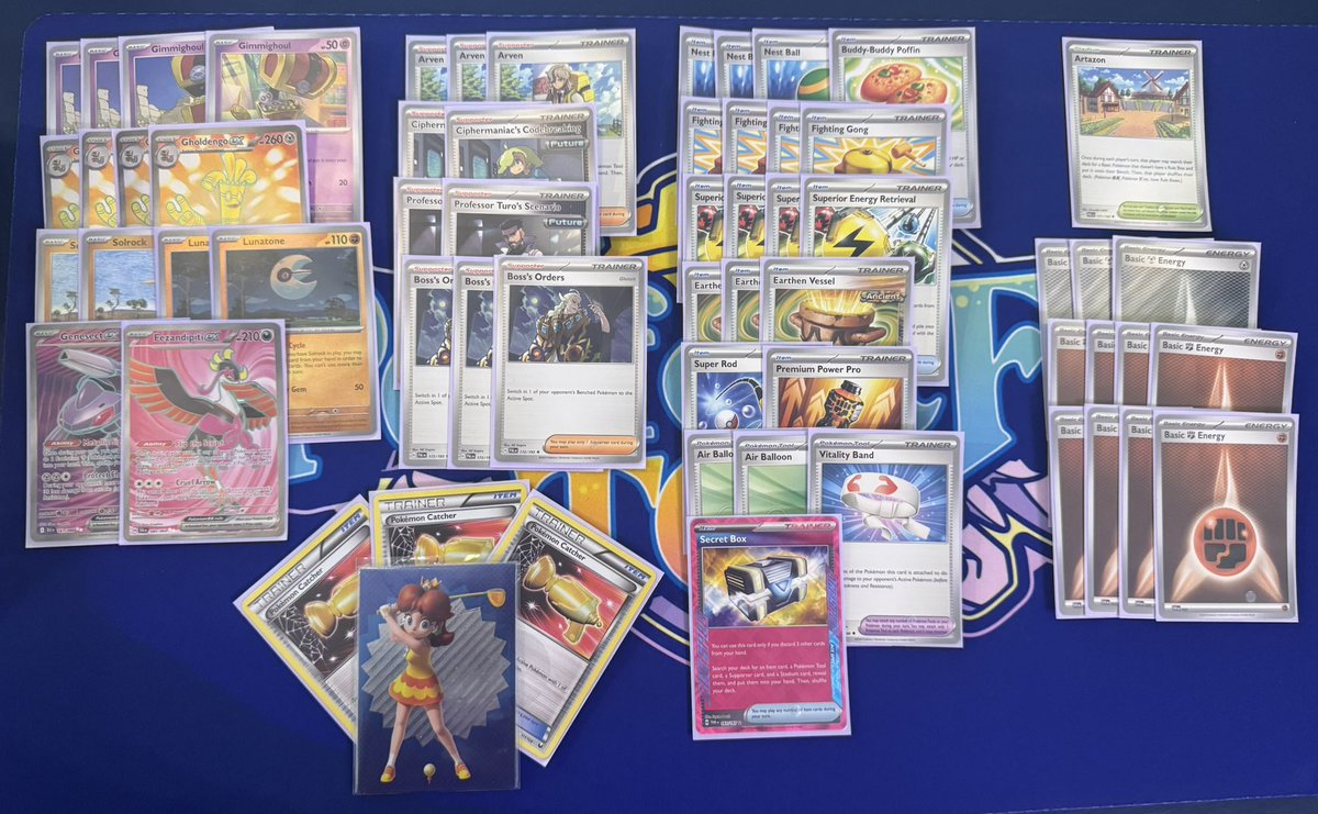 3-1 and 4-1 at a pair of Challenges for 2nd and 3rd with “Ghould Catchers.” Was feeling a little silly this weekend 😝
Ty <a href="/CooperKull05/">Cooper Kull</a> for the list

#PlayPokemon
