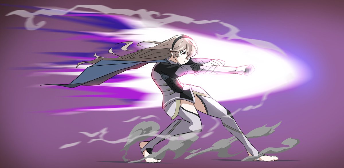TheBakaretsu's tweet image. Corrin hitting the 214P~P