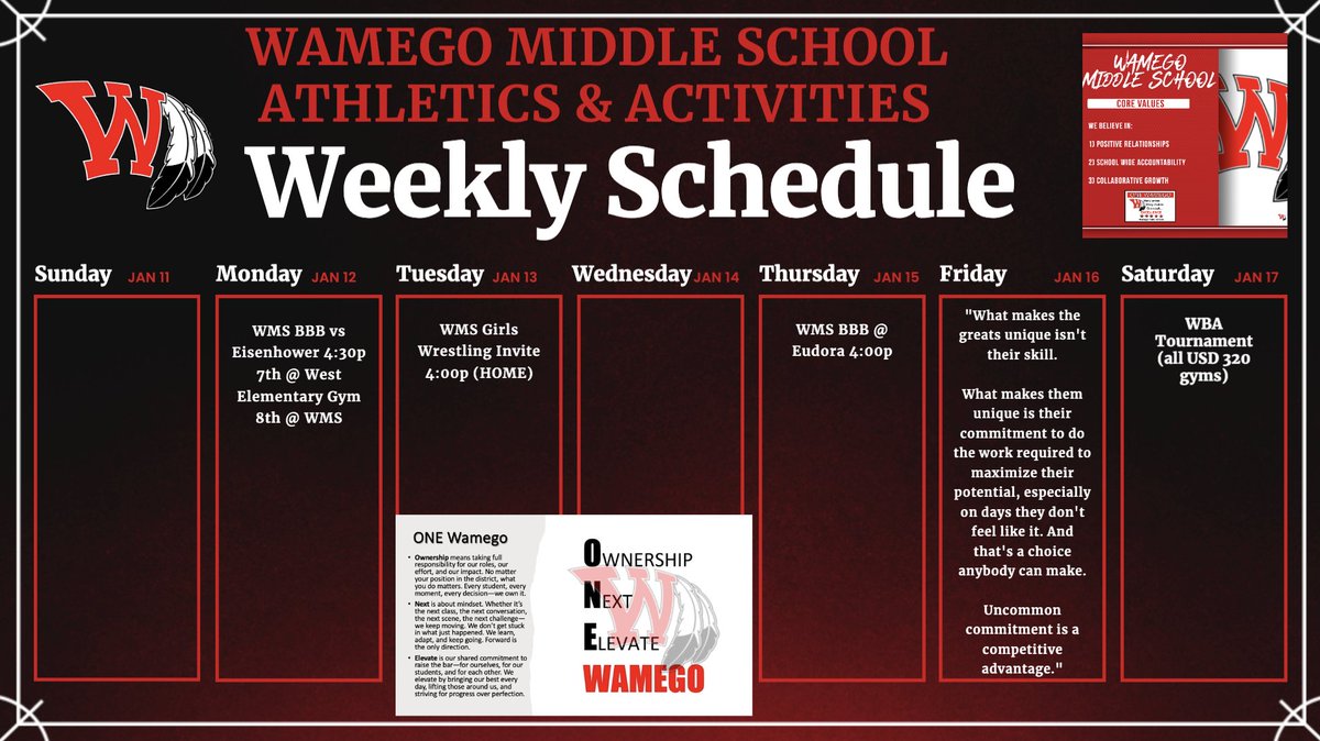 WAMEGO MIDDLE SCHOOL tweet media