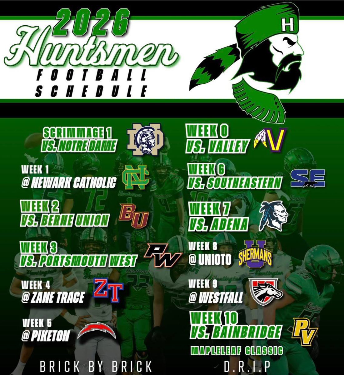 Huntington Huntsmen Football tweet media