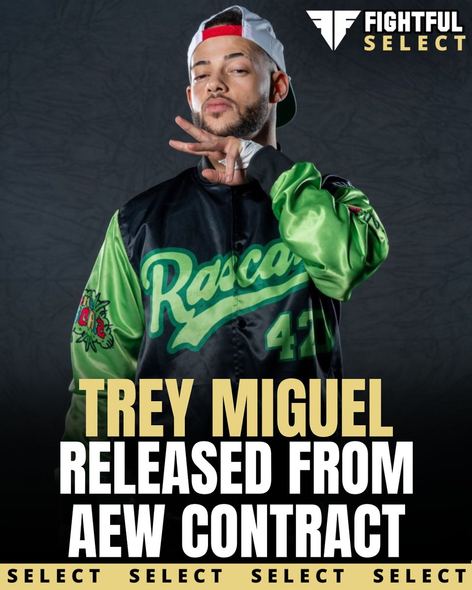 SeanRossSapp's tweet image. Trey Miguel was released from his AEW contract that he'd recently signed, @FightfulSelect confirmed.

More details for subscribers