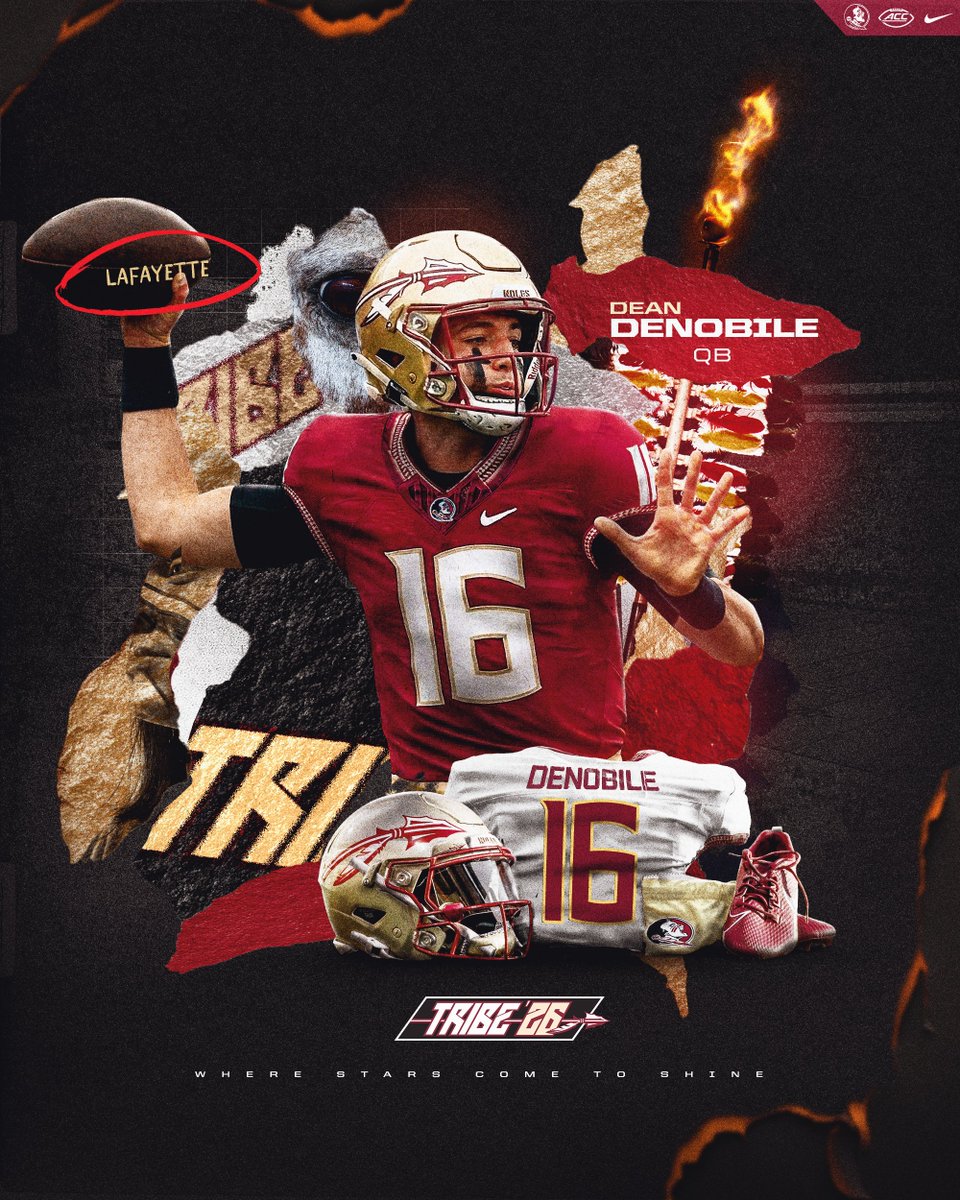 An all-conference quarterback with nearly 7,000 career passing yards, <a href="/DeanDenobile/">Dean DeNobile</a> is in #Tribe26!

noles.co/tribe26

#NoleFamily