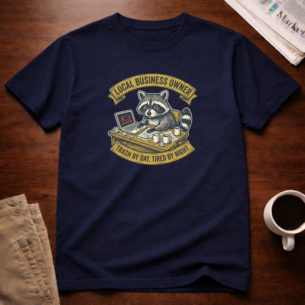 ThreadForgeCo's tweet image. They said "be your own boss" would be liberating.
Nobody mentioned I'd also be the janitor, accountant, customer service, IT department, and the person who unclogs the toilet.
Local business owner life. 🦝☕
threadforgeco.com