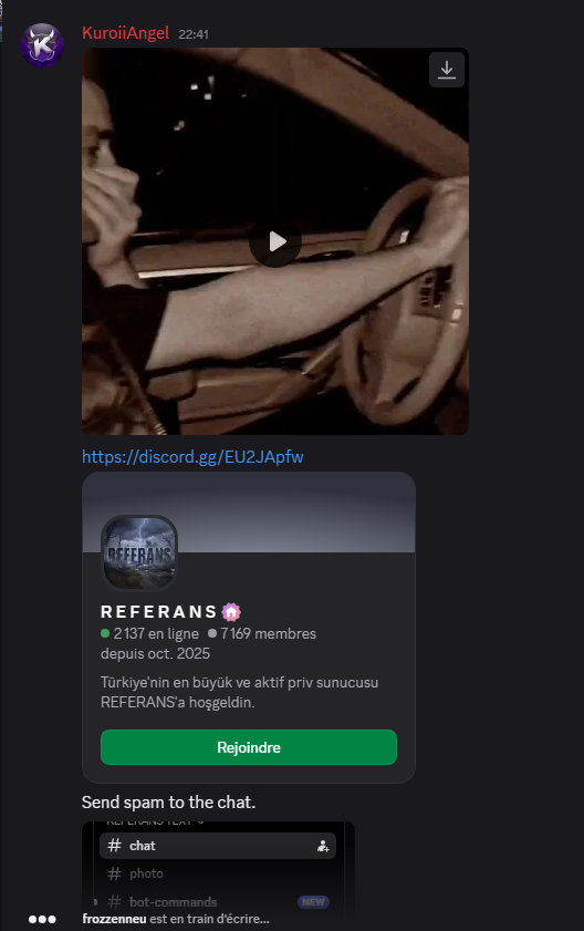 Fvneu's tweet photo. @oberflach1 Au risque de te décevoir non, On n'a pas d'infos.. Je suis sur ce serveur depuis de très nombreuses années et c'est triste de le voir ainsi. 

Le compte de KuroiiAngel à été Piraté. Je te laisse voir l'image.. https://t.co/uF51zcFbMr
