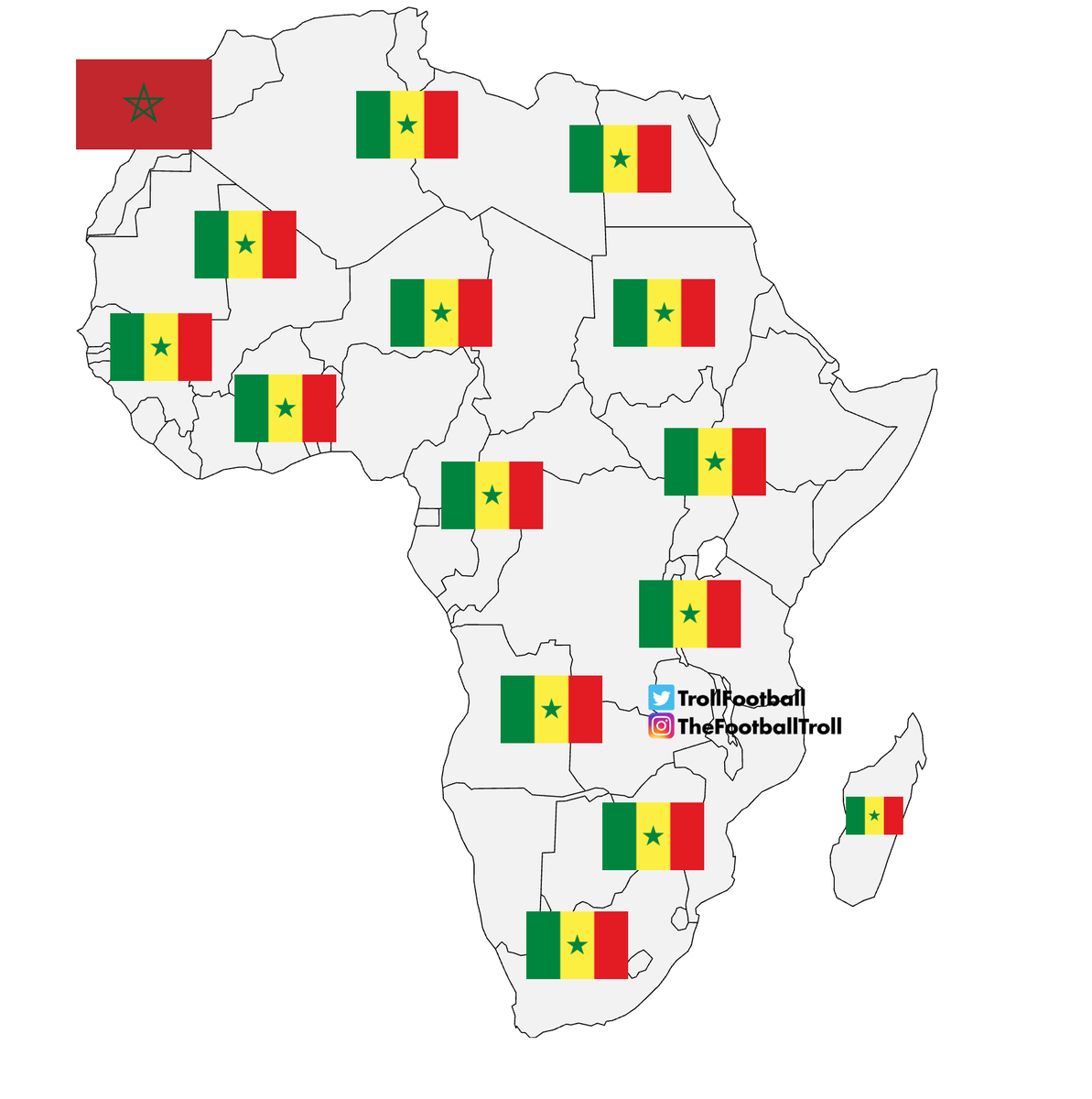 Junbugstone's tweet image. We stand with Senegal 🇸🇳 in this difficult times against that  Arab country #TotalEnergiesAFCON2025
