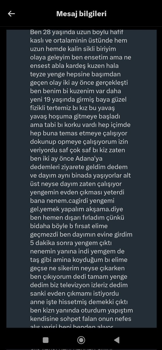 Urfasayfitiraf's tweet photo. 19 yaşındaki kuzeniyle birlikte olmuş takipçim part 1 https://t.co/3EixO08rOR