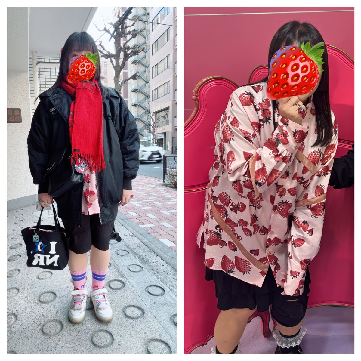 nanaporon's tweet photo. 1/17のお洋服♥️アウター、シャツ、ハーフパンツ、バッグ、マフラーはMILKBOY。ソックスはLANDbyMILKBOYです🍀
#milkboy #landbymilkboy #MILKBOY
#MILKBOY狂 #LANDbyMILKBOY
#mアイテムコレクション #milkfashion https://t.co/Q2dxV8IGji