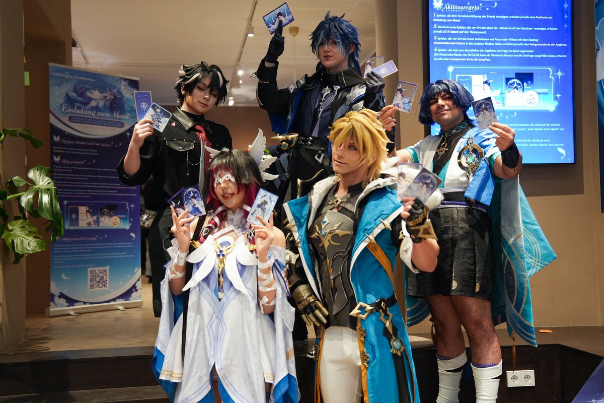Zaryinx's tweet photo. THATS A WRAPUP FOR THE LUNA IV EVENT!🌙✨

It was such a pleasure to once again work with HoYoverse alongside so many amazing creators to bring your characters to life! This was truly an unforgettable event!🤍 https://t.co/iifualq9bl