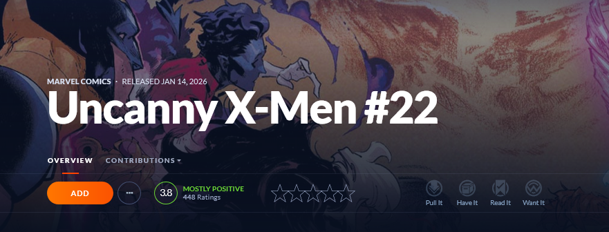 rafaradar's tweet photo. #XWeek January 14, 2026
Uncanny X-Men it's back on TOP 5!!!
#XSpoilers
@GailSimone @DaveMarquez
#SaladinAhmed @AdamKubert
@TomWaltz #AlexLins
#LarryHama #davewachter
@peachmomoko60
@TomBrevoort @annalisebissa https://t.co/38xODfX0x3
