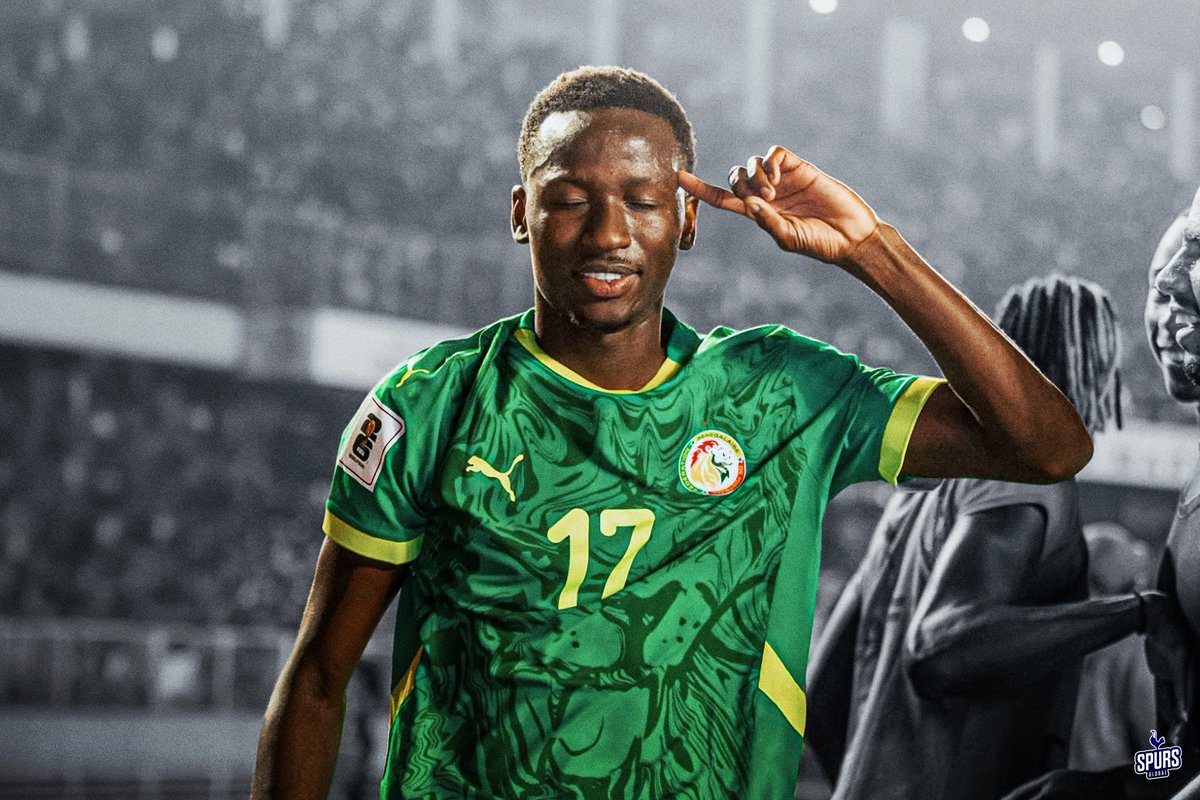 spurssglobal's tweet photo. 💥🏆 𝐎𝐅𝐅𝐈𝐂𝐈𝐀𝐋: Pape Matar Sarr and Senegal win AFCON!

Congratulations, Pape. 🤍 https://t.co/P35ZbIiuTC