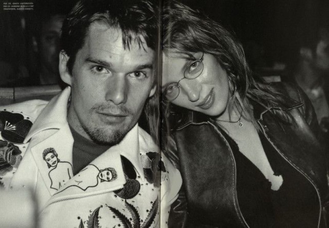 TheCinesthetic's tweet image. ethan hawke &amp;amp; uma thurman