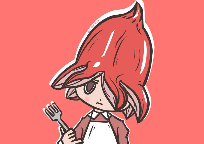 タコねえさんとタコさんウインナーちゃん #魅力のある赤を見せてください見た人全員強制