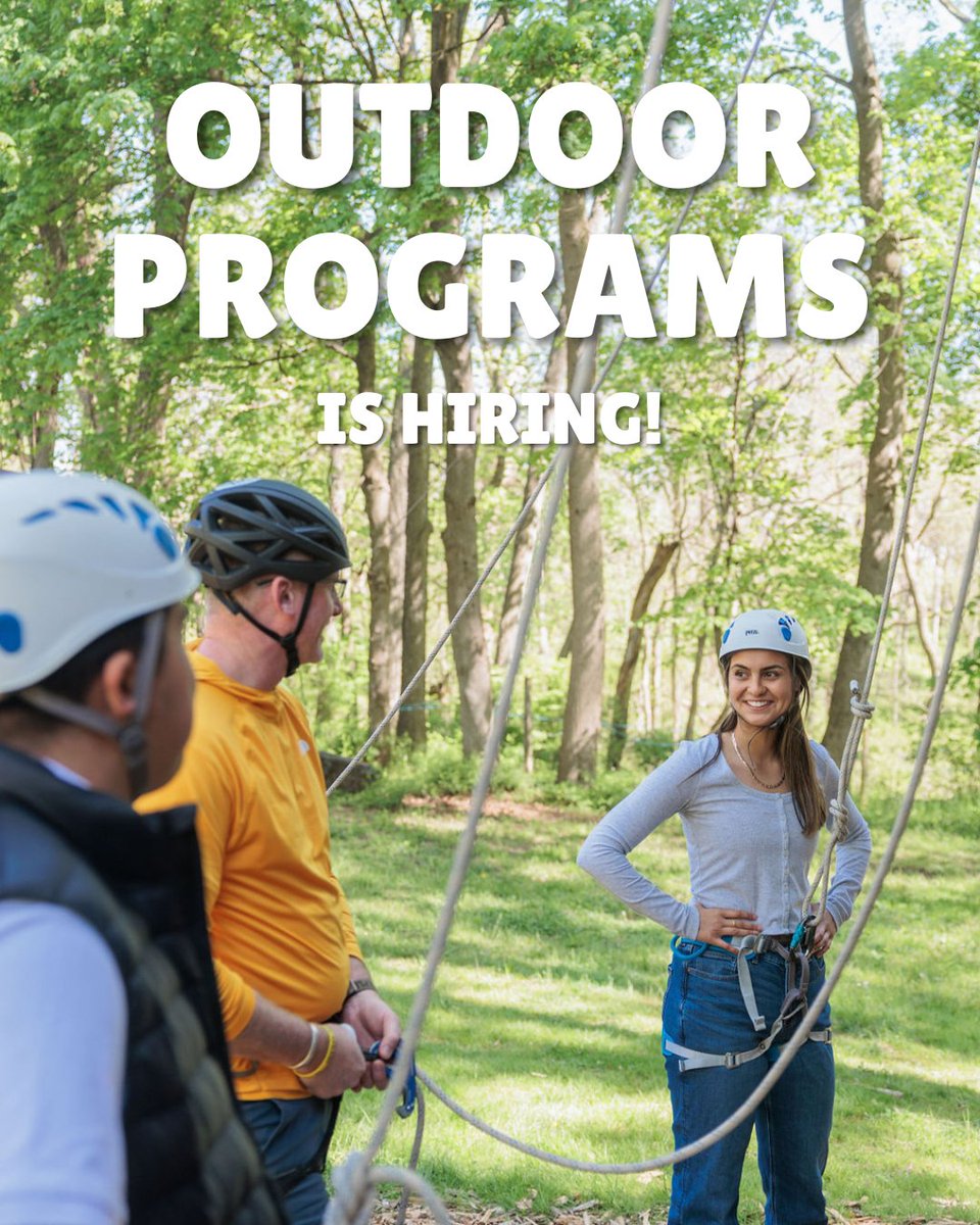 MUCampusRec's tweet photo. 🌿 **NOW HIRING – Outdoor Programs!** 🌿

Love the outdoors? Join our team leading fun, hands-on outdoor activities! Experience a plus, but all training provided.

📩 Apply now — link in bio! https://t.co/qPWSYUgJuH