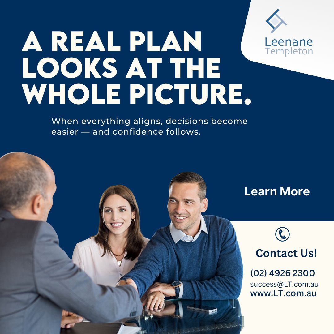 When your finances are aligned with your goals, progress becomes simpler. Leenane Templeton provides clear, practical guidance to help you move forward with confidence.

Learn more with Leenane Templeton.
👉 leenanetempleton.com.au/start-2026-wit… 

#financialadvice #leenanetempleton
