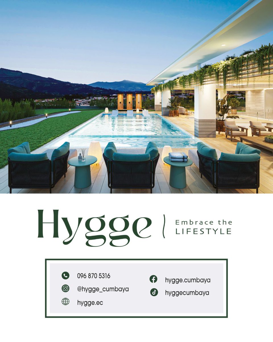 COMTRADING, liderada por el Ing. Luis Vizcaíno, debuta como desarrollador de un proyecto propio y exclusivo: HYGGE, un edificio de departamentos de lujo ubicado en Santa Mónica, el nuevo centro de desarrollo de Cumbayá.

Conoce todos los detalles aquí: clave.com.ec/hygee-bienesta…