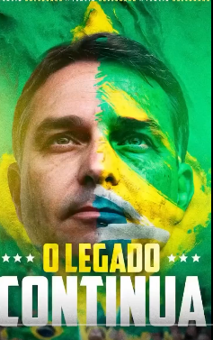 Vlogdedireita's tweet photo. Flávio Bolsonaro 2026 https://t.co/OeO8Bra0c7