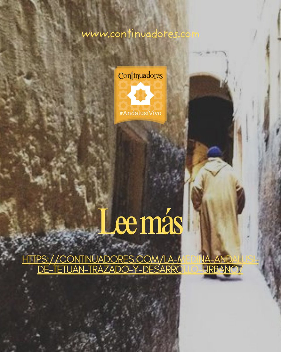 ✨ Tetuán es un ejemplo único: la Medina islámica y el Ensanche español conviven en una ciudad con raíces andaluzas y un urbanismo fascinante.
🖋️ Ramón de Torres López
👉 Lee más: continuadores.com/la-medina-anda…
#Tetuán #Urbanismo #Patrimonio