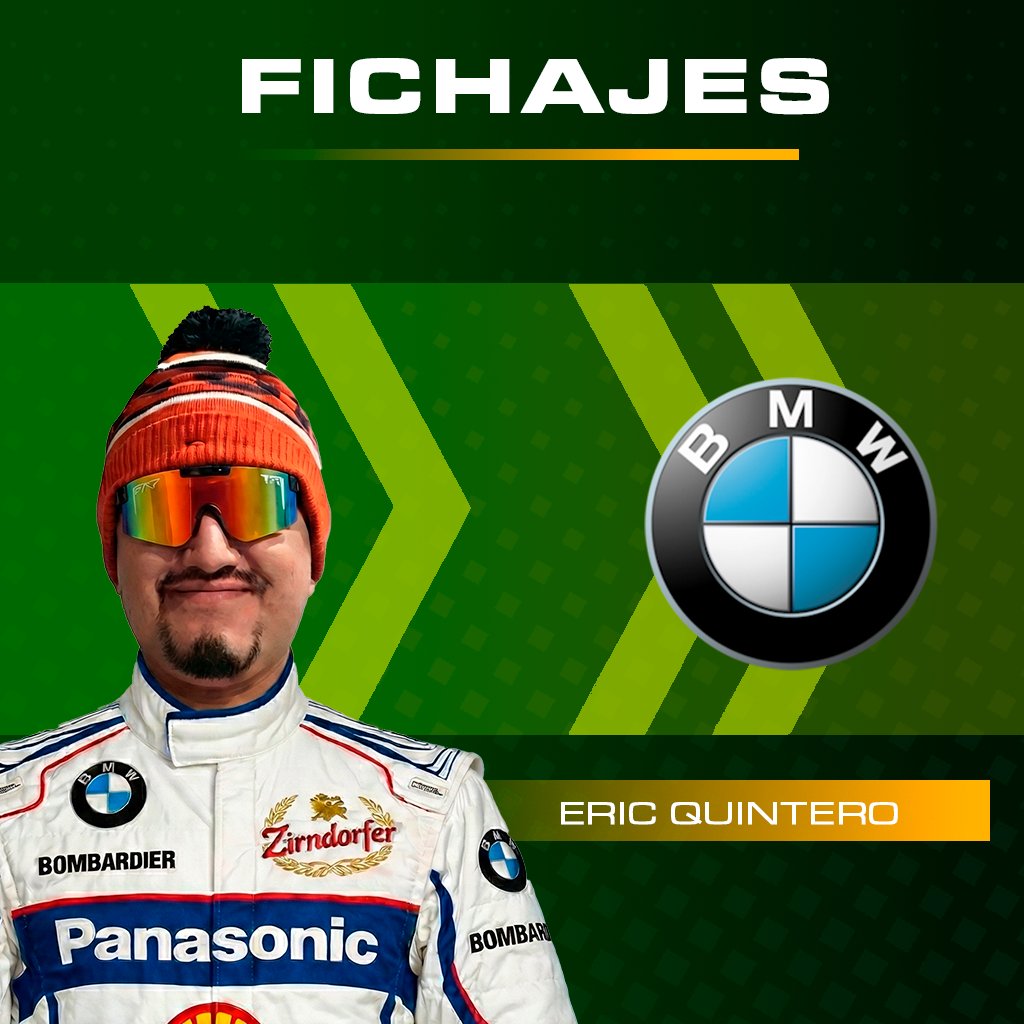SimProjectX's tweet photo. 🚨 FICHAJE CONFIRMADO 🚨
El rookie Eric Quintero (@26eric8) , que debutó en los libres de Fuji el pasado Split, da el salto definitivo y ficha por BMW para la próxima temporada. 🔵🏎️
De promesa a realidad.
Atentos a su evolución. 👀🔥
#SimProjectX #Split4 #BMW https://t.co/1VxAnF0ImG