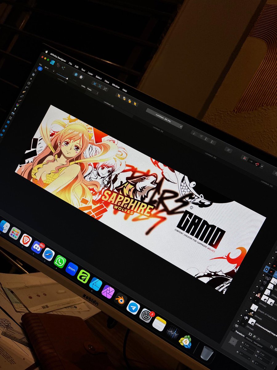 Creator Banners for ⁦<a href="/SWolvesGG/">Sapphire Wolves</a>⁩ &amp; ⁦<a href="/theoneskywalker/">Sky🌌</a>⁩ 
Will be posting the whole branding soon……🫡📈