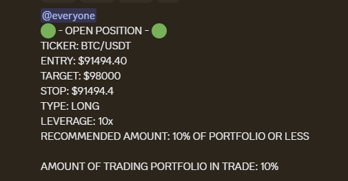 CryptoMikiTrade's tweet photo. Happy Weekend,

$BTC continues to trend bullish on the weekly cycle and we remain bullish until we cut into red money flow. No need to panic about a crash yet. Seeing a lot of people calling this move up a false move and to short it and to continue to add shorts. This tells me the move is probably not over and we may continue to chop and grind higher but pullbacks may still occur.

We managed to close the year off with some big profits which I will post in my next update and on YouTube as well. The stock market is at all time highs and continues to push higher. Until the trend changes risk assets will continue to rise or chop sideways.

I will start posting more trade setups and my profits to help grow my community and page. Here is our last big win feel free to check my website for historical performance as well.

Cheers