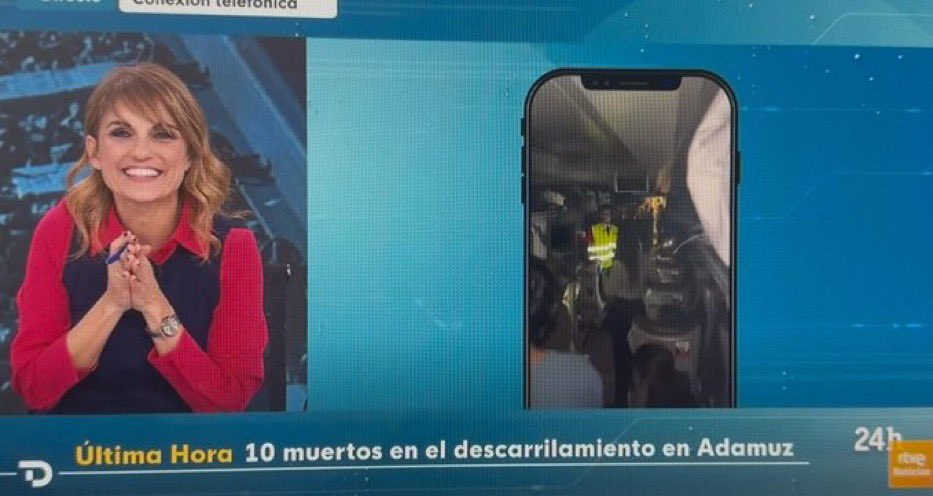 herqles_es's tweet image. 🇪🇸 | Las redes estallan contra la presentadora de TVE que se ha reído durante la emisión de la noticia del descarrilamiento del AVE, además de hablar de la buena gestión de Óscar Puente:

«¡¿De qué se ríe?!».