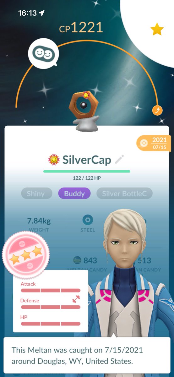LRhames12's tweet photo. Finally Completed my Hyper Training! Special Pokemon for me! #PokemonGO https://t.co/t5rOznuSpn