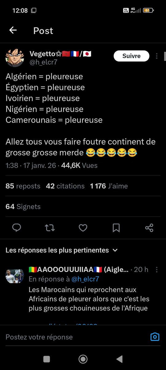 🇲🇱AAOOOUUUIIAA🇨🇵 (Aigles du Mali Hate Account) tweet media