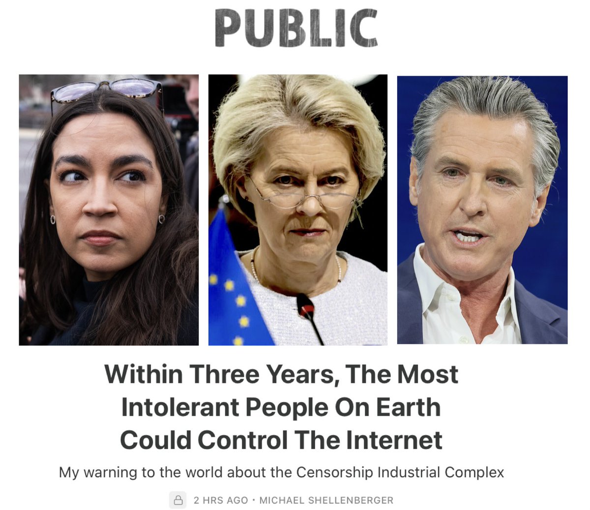 President Trump defunded much of the Censorship Industrial Complex, but around the world, its power is growing. Within a few years, the most intolerant people on Earth could control the Internet. This is my warning to the world.