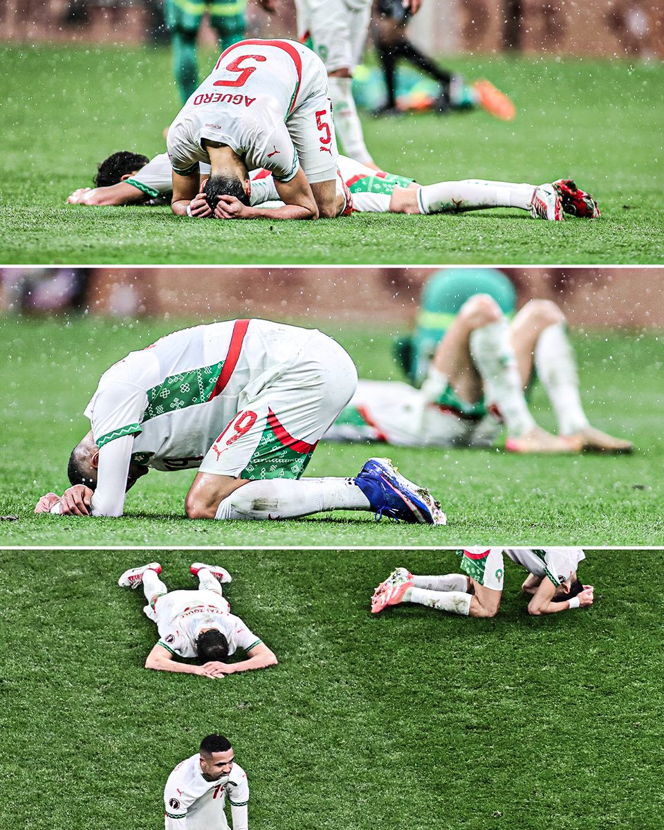 ESPNAfrica's tweet image. Despair for Morocco at the final whistle 💔