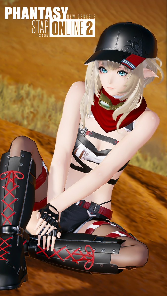 ﾐｯｼｮﾝﾊﾟｽでもらったｺｽいいかも* ੈ♡

 #メンテの日じゃないけどssを貼る 
 #PSO2NGS_SS 
 #ma7ロゴ