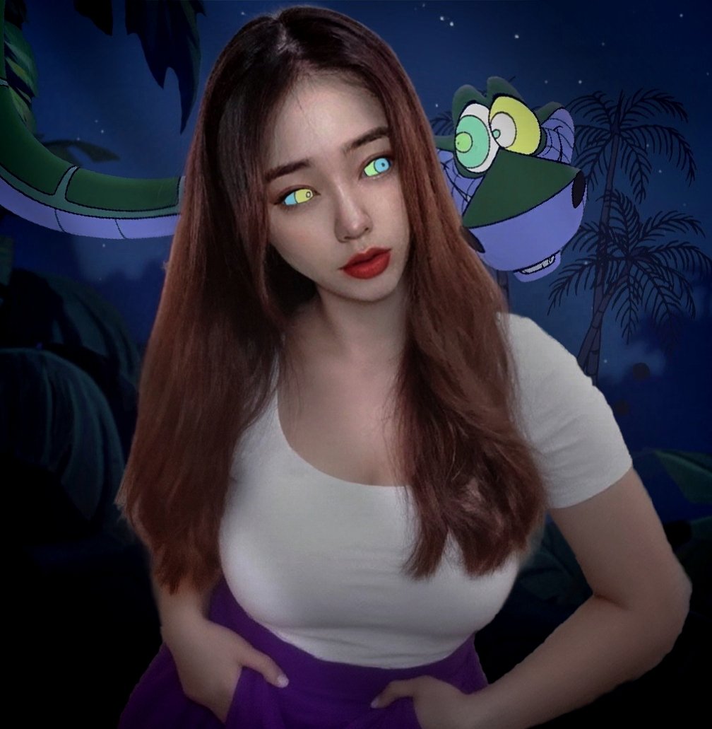 Wow I look so beautiful when I'm dressed as Shanti from #TheJungleBook2 Thank you my darling <a href="/Jannilove3/">Jannilove</a> I am lost.. 🥰