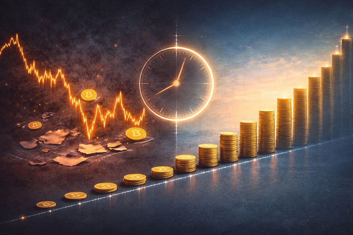 Most people do not lose money because Bitcoin is hard. They lose because  their emotions get a vote. DCA removes the vote. #BitcoinMindset #DCA