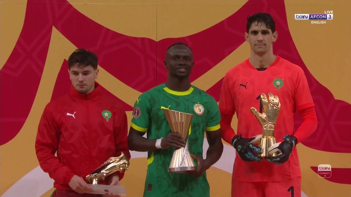 🏆 Tournament Awards 🤝 Morocco - Fair Play Award ⚽️ Brahim Diaz - Golden  Boot 🌟 Sadio Mane - Player of the Tournament 🧤 Yassine Bounou - Golden  Glove #AFCONFinal | #TotalEnergiesAFCON2025